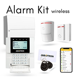 Wireless security alarms